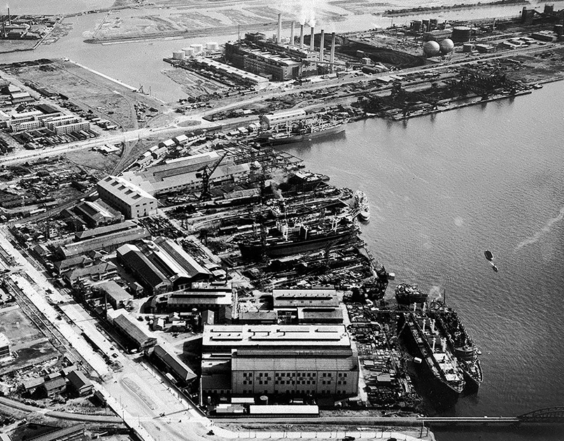 22b205講座1-1新豊洲の歴史1960年頃_豊洲空撮写真