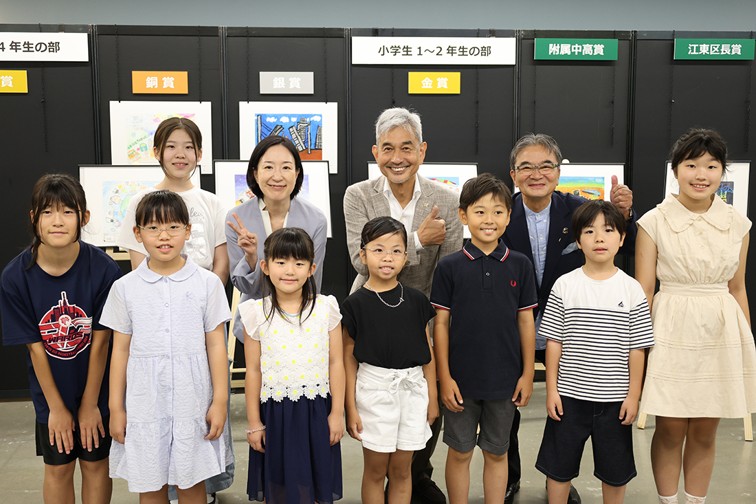 第3回小学生豊洲絵画コンクールの表彰式が行われました｜芝浦工業大学