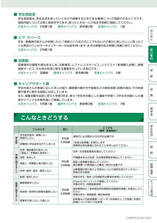 芝浦工業大学 Campus Diary 21 芝浦工業大学 Campus Diary 21