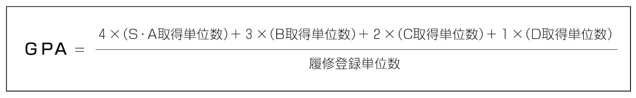 GPA計算式