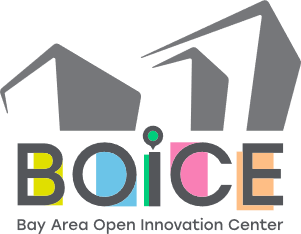 図1.ベイエリア・オープンイノベーションセンター（BOICE）のロゴデザイン