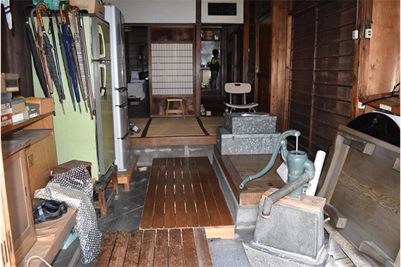 旧飯田家住宅 土間