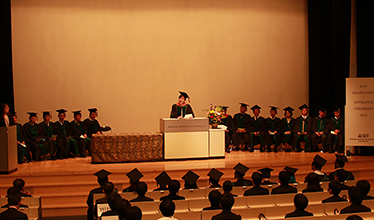 19年度 学位記授与式 9月卒業 修了 および大学院入学式 10月入学 芝浦工業大学
